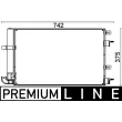 Condenseur, climatisation MAHLE AC 703 000P - Visuel 2