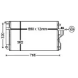 Condenseur, climatisation MAHLE AC 770 000P - Visuel 2
