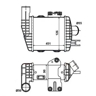 Intercooler, échangeur NRF