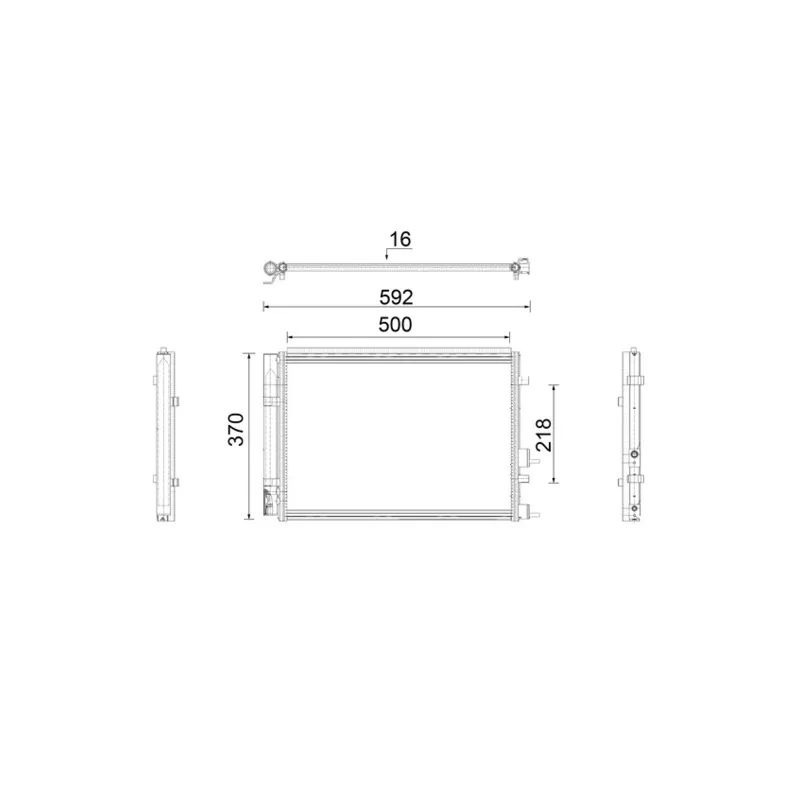 Condenseur, climatisation MAHLE AC 920 000P