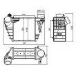 Intercooler, échangeur NRF 30847 - Visuel 1