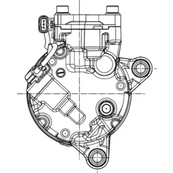 Compresseur, climatisation MAHLE ACP 600 000P