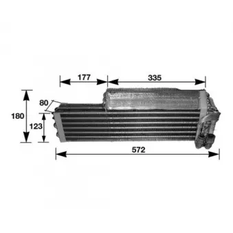 Evaporateur climatisation MAHLE AE 37 000S