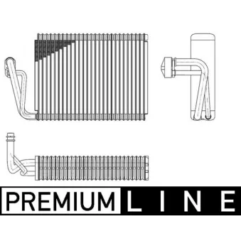 Evaporateur climatisation MAHLE AE 52 000P