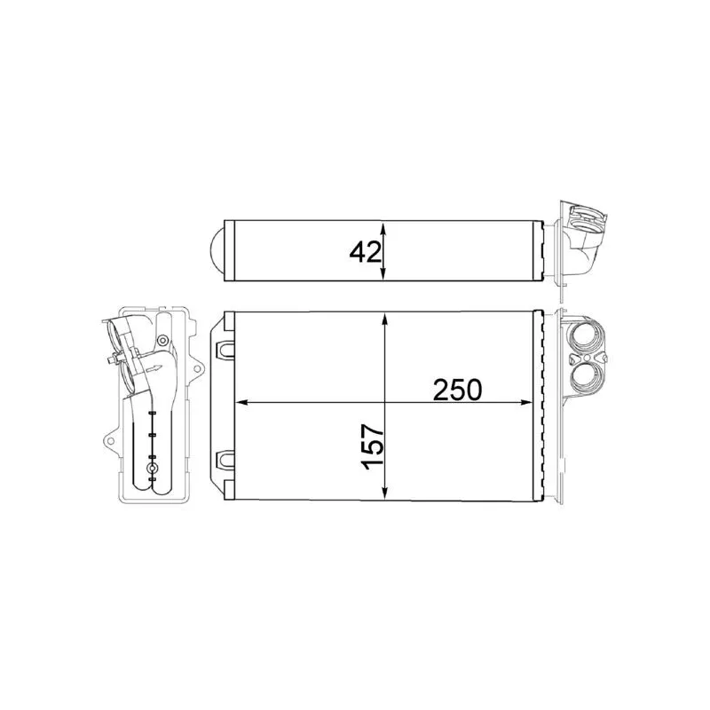 Système de chauffage MAHLE AH 244 000S