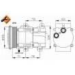 Compresseur, climatisation NRF 32110G - Visuel 1