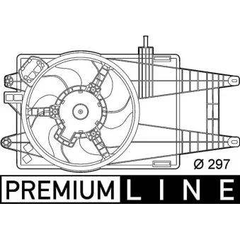 Ventilateur, refroidissement du moteur MAHLE CFF 150 000P