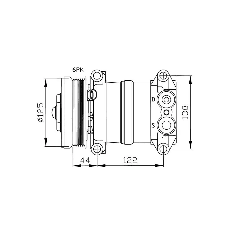 Compresseur, climatisation NRF 32202G