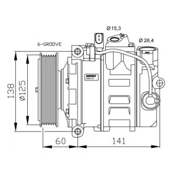 Compresseur, climatisation NRF 32509G