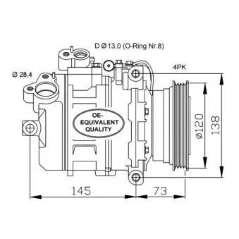 Compresseur, climatisation NRF 32519