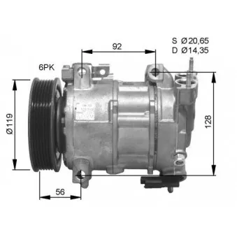 Compresseur, climatisation NRF 32593G