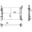 Radiateur, refroidissement du moteur MAHLE CR 1193 000P - Visuel 3