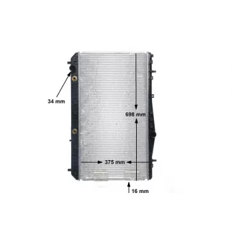 Radiateur, refroidissement du moteur MAHLE