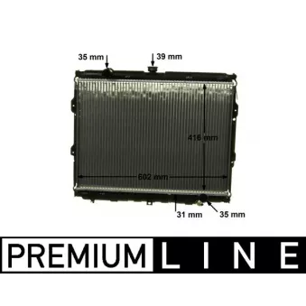 Radiateur, refroidissement du moteur MAHLE CR 1319 000P