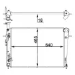 Radiateur, refroidissement du moteur MAHLE CR 1402 000P - Visuel 2