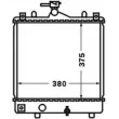 Radiateur, refroidissement du moteur MAHLE CR 1495 000S - Visuel 1