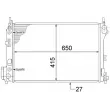 Radiateur, refroidissement du moteur MAHLE CR 1497 000S - Visuel 2