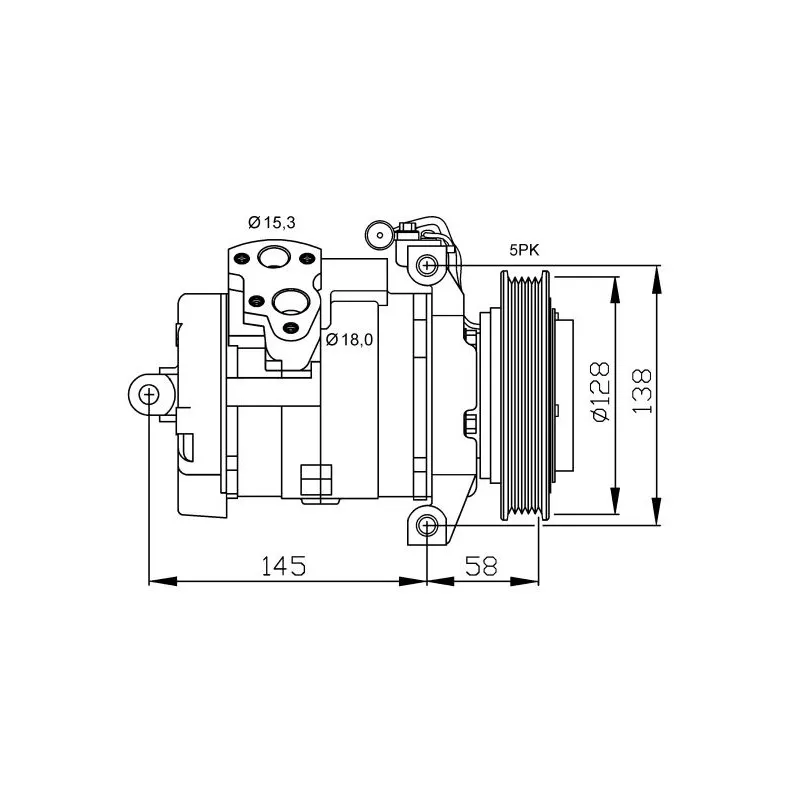 Compresseur, climatisation NRF 32697G