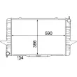 Radiateur, refroidissement du moteur MAHLE CR 1543 000S - Visuel 1