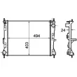 Radiateur, refroidissement du moteur MAHLE CR 1691 000P - Visuel 2