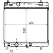 Radiateur, refroidissement du moteur MAHLE CR 1860 000S - Visuel 1