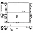 Radiateur, refroidissement du moteur MAHLE CR 280 000S - Visuel 1