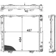 Radiateur, refroidissement du moteur MAHLE CR 291 000S - Visuel 2