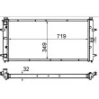 Radiateur, refroidissement du moteur MAHLE CR 398 000S - Visuel 2