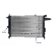 Radiateur, refroidissement du moteur MAHLE CR 437 000S - Visuel 2