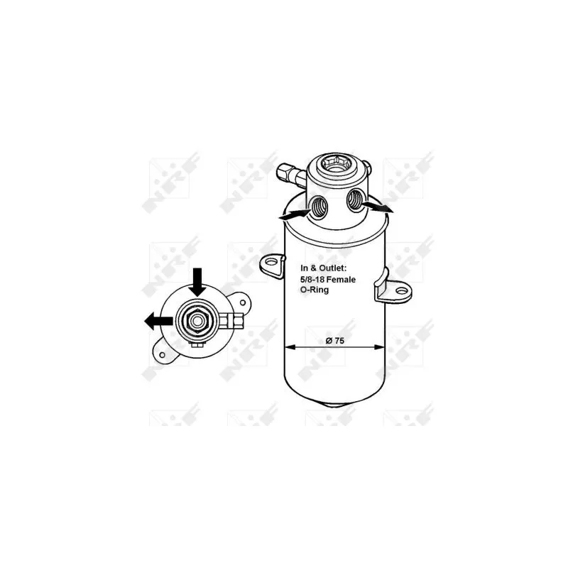 Filtre déshydratant, climatisation NRF 33033