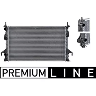 Radiateur, refroidissement du moteur MAHLE CR 460 000P