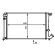 Radiateur, refroidissement du moteur MAHLE CR 475 000S - Visuel 2