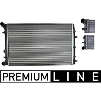 Radiateur, refroidissement du moteur MAHLE CR 505 000P