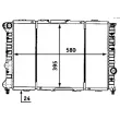 Radiateur, refroidissement du moteur MAHLE CR 520 000S - Visuel 2