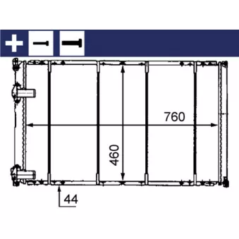 Radiateur, refroidissement du moteur MAHLE