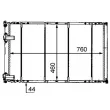 Radiateur, refroidissement du moteur MAHLE CR 526 000S - Visuel 2