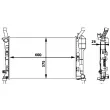 Radiateur, refroidissement du moteur MAHLE CR 660 000P - Visuel 2