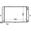 Radiateur, refroidissement du moteur MAHLE CR 762 000S - Visuel 1