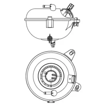 Vase d'expansion, liquide de refroidissement MAHLE CRT 21 000S