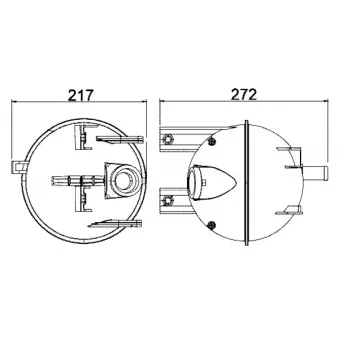 Vase d'expansion, liquide de refroidissement MAHLE CRT 4 000S