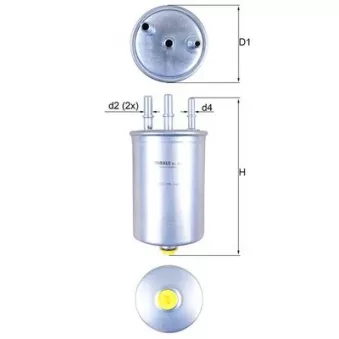 Filtre à carburant MAHLE KL 511