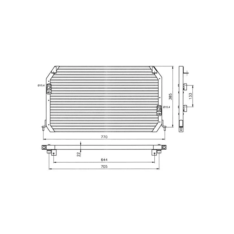 Condenseur, climatisation NRF 35203