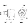 Alternateur MAHLE MG 49 - Visuel 3