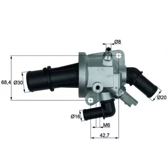 Thermostat d'eau MAHLE TI 153 88