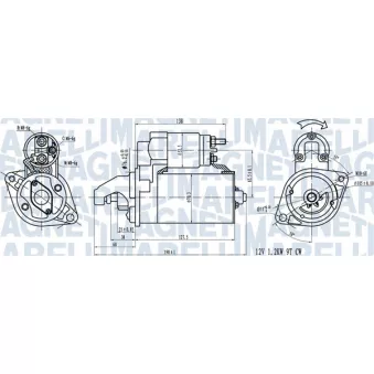 Démarreur MAGNETI MARELLI