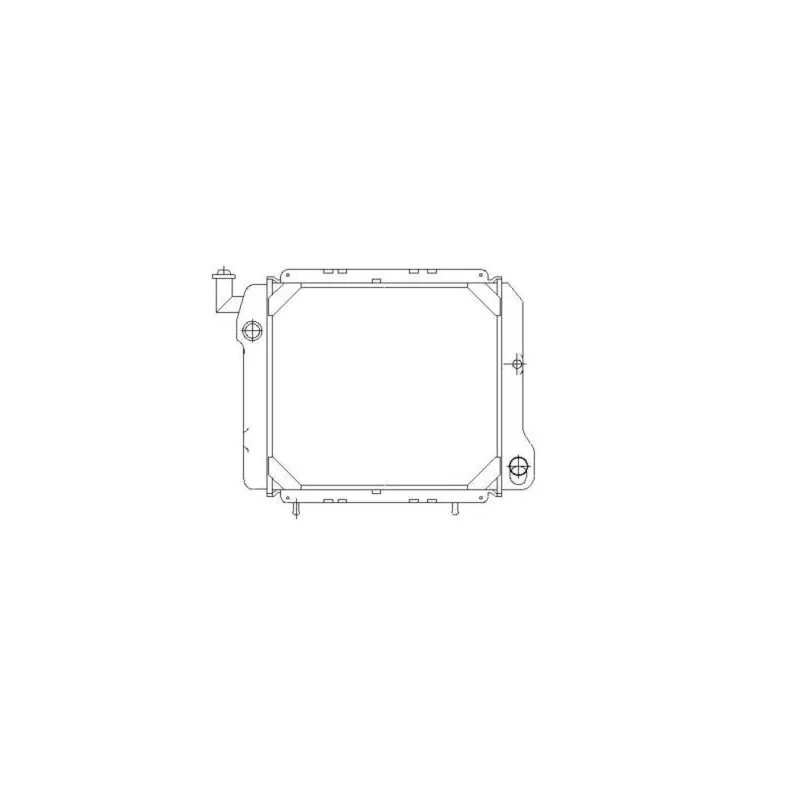 Radiateur, refroidissement du moteur NRF 507334