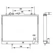 Radiateur, refroidissement du moteur NRF 52233 - Visuel 1