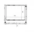 Radiateur, refroidissement du moteur NRF 55339 - Visuel 1