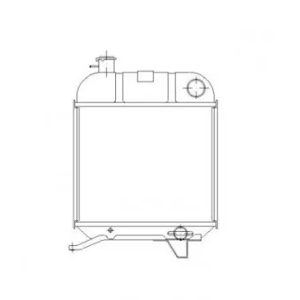 Radiateur, refroidissement du moteur NRF 57100