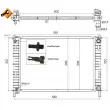 Radiateur, refroidissement du moteur NRF 58276 - Visuel 1